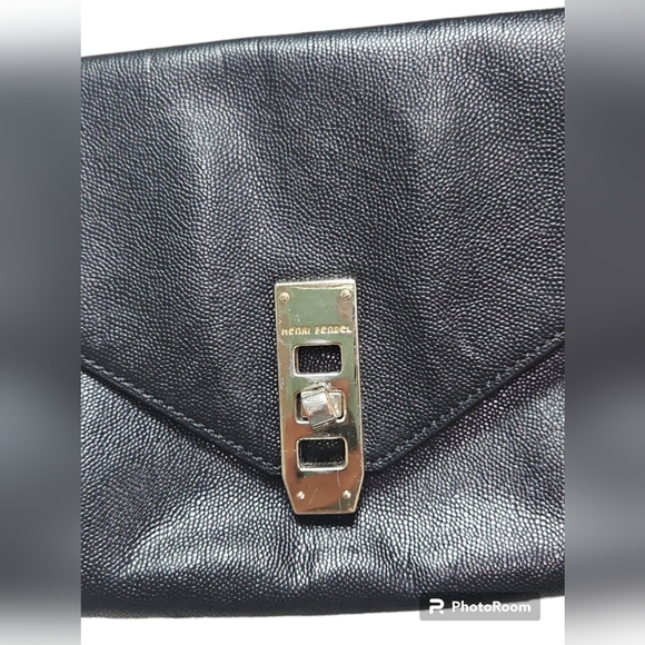 Henri Bendel Black Leather Crossbody Purse - Picture 5 of 8